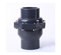 EOTVHTMT Clapets Anti-Retour, 1 pièce, clapet de Fond en PVC, Noir, diamètre 20-90 mm, clapet de Fond en PVC for rénovation de bâtiment, évacuation des eaux usées(Dia90mm)