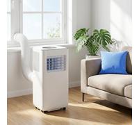 Eouyt Climatiseur Portable 12000 BTU pour pièce jusqu'à 30m², Télécommande, Programmation 24H, Oscillation, 2 Vitesses, Kit d'installation Inclus, 13000 BTU, 13000 BTU