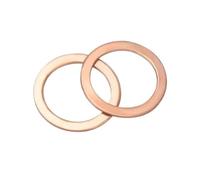 Épaisseur-1,5mm I/D 8 9 10.5 11 Rondelle Plate Cuivre Haute Température(8x11.5x1.5mm-10pcs)