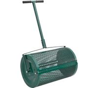 Épandeur de compost 75L vert Ø40x60 cm acier