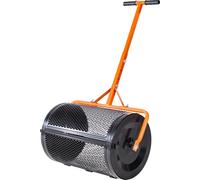 Epandeur de compost et de graines - Epandeur de jardin avec poignée en T - Largeur de travail 67 cm - Réglable en hauteur sur 3 positions - Acier revêtu par poudre - Pour la mousse de tourbe, les engr