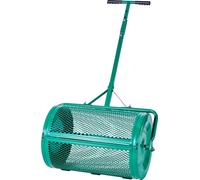 Epandeur de graines et de compost - Epandeur de jardin - Largeur de travail 67 cm - Poignée de poussée et de traction - Réglage de la hauteur sur 4 positions - Pour les graines de gazon, la mousse de 