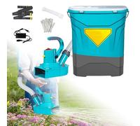Épandeur d'engrais électrique sans fil, capacité de 25 kg, largeur de dispersion réglable, débit variable pour l'entretien de la pelouse, les graines, les aliments et les engrais