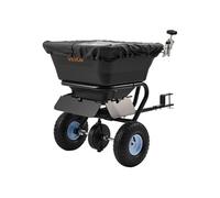 Epandeur Engrais Semence Tracté Semoir à Remorquer 38,6 kg Epandage 0-3 m