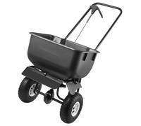 Épandeur – Épandeur d'engrais/épandeur centrifuge – Largeur de distribution : 3,66 m – Capacité : 36,3 kg – Diamètre des roues : 25,4 cm – Pour semences, engrais, sel de déneigement, produits anti-ver