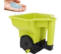 Épandeur manuel pour engrais, semences, granulés, anti-colmatage, en ABS, de couleur grise