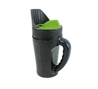 Épandeur portatif vert pour semences d'herbe, mini épandeur de pelouse de 2,5 L, outil d'entretien de la pelouse de jardin multi-usage pour engrais, fonte de glace et terre