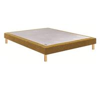 Sommier EPEDA NOYER 90x190 Chenillé Ocre. Jaune