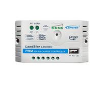 Epever PWM chargeur solaire contrôleur 10 A 12 V/24 V Auto travailler avec 5 Vdc 1.2 A Sortie USB Ls1024eu pour panneau solaire Régulateur de système de chargement de la batterie