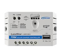 EPEVER PWM LandStar LS-EU Series Contrôleur de charge solaire avec port USB, 5-30A, 12V/24V, mise à la terre positive commune