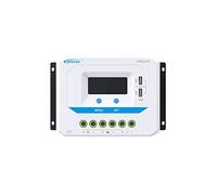 EPEVER VS6024AU Régulateur de Charge Solaire PWM 60A 12V/24V avec Écran LCD et Double Port USB - pour Batteries Sealed, Gel & Flooded