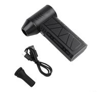 EpheyFIF Souffleur d'air portable 130 000 tr/min, ventilateur électrique sans balais, outil de jardin pour collecteur de feuilles, neige, poussière, patio, allée, noir (5000 mAh)