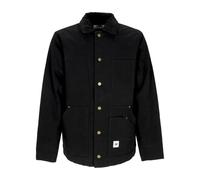 CAT - Veste de Travail en Toile avec Col en Velours - Homme - Vestes - Noir - Taille: S