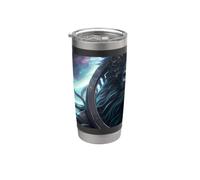 Epic Lion le signe du zodiaque de la force Gobelet isotherme en acier inoxydable double paroi