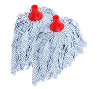 EPIGEIST 2 Pièces Tête de Balai Serpillière en Non-tissé, Réutilisable | Chiffon de Nettoyage pour Balai-serpillière, Accessoires pour Balai, Produits et Accessoires de Nettoyage, Couleur Aléatoire