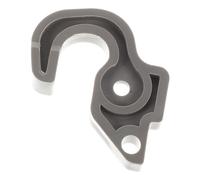 EPIGEIST Butée de Porte de Congélateur en Plastique Noir Crochet de Charnière pour Réfrigérateur Pièce de Rechange Fixation Robuste pour Limitation D’Ouverture Installation Facile