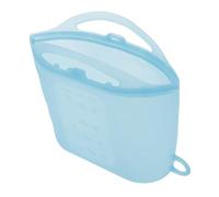 EPIGEIST Pochette de Conservation Silicone Réutilisable pour Micro-ondes Pochette Vapeur Multifonction pour Fruits Légumes et Biberons Étanche pour Stockage Frais et Réchauffage