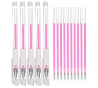 EPIGEIST Stylo de Positionnement Tatouage et Maquillage 15 Pièces Stylo et Recharges Blanc et Rose Waterproof Outil de Cartographie Sourcils Professionnel Usage Beauté