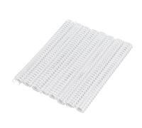 Épines de reliure en fil 100 pièces Double / 16 pouces 34 3 pas Capacité de 120 feuilles Bobine de reliure en spirale pour les étudiants collègues de bureau utilisation quotidienne (White)