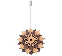 Épingle de Revers de Noël Ambiance Halloween Broche Fleur Homme Élégant | Bois et Métal, pour Costume et Tenue, Style Simple et Distinctif, Accessoire Décoratif