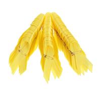 Épingles à Ruban Jaune en Satin Polyester 100 Pcs pour Sensibilisation Cancer Infantile Broches Décoratives Polyvalentes pour Vêtements et Accessoires Articles d'Enfance