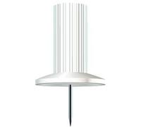 Boîte de 25 épingles Papic - Hauteur de pointe 7mm - 10mm de diamètre - Blanc