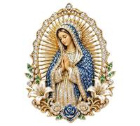 Épinglette chrétienne épingle de Jésus, broche pour hommes sur le thème religieux avec décor doré et coloré, rouge, Jésus