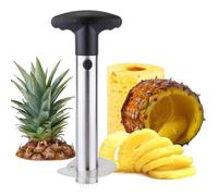 Épluche-ananas - YSTP - Éplucheur trancheur en acier inoxydable - Poignée amovible - Compatible lave-vaisselle