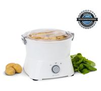 Épluche-pommes de terre avec essoreuse à salade, capacité 1 kg, blanc