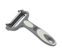 Éplucheur 3 Lames en Acier Rasoir 15cm Gris