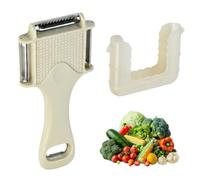 Éplucheur 5-en-1, Éplucheur de Cuisine Multifonction avec Aiguiseur de Couteaux et Coupe-Julienne, Économe Légumes, Économe Professionnel pour Fruits et Légumes