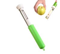 Éplucheur à Carottes 2 en 1 vide-poire et éplucheur rétractable | Vide-poire manuel Pour cuisiniers amateurs, parents, chefs, repas festifs, cuisine quotidienne, camping-car, Vert