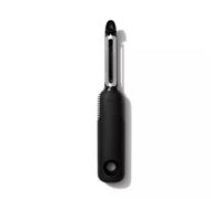 OXO Good Grips – Éplucheur à tomates et peaux fines dentelé en inox – Noir