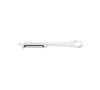 Fackelmann Éplucheur à légumes 42011 Gaucher/Droitier Acier inox Plastique Noir/Blanc 16,5 cm