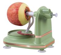 Éplucheur automatique de pommes et de poires, avec vide-poires, pour la cuisine, vert clair.