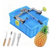 Éplucheur d'ananas en acier inoxydable, Machine à éplucher la peau d'ananas