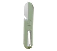 Éplucheur de fruits et - Outil de cuisine multifonction portable et pliable - Grattoir à fruits pliable - Convient pour poires, concombres, carottes, cuisine, extérieur, pique-nique, camping, bureau