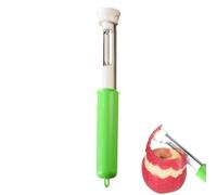 Éplucheur de légumes 2 en 1 vide-poire et éplucheur rétractable | Vide-fruit ménager Pour parents chefs dortoir préparation de repas de fête cuisine quotidienne camping-car hôtel Vert