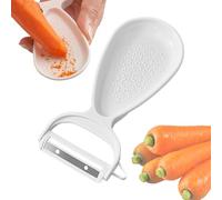 Éplucheur de légumes dans le travail de cuisine, appareil de cuisine pour râper, hacher et dénoyauter - Éplucheur pour pommes de terre - Pour citron, ail, chocolat, fromage, cuisine, restaurant et