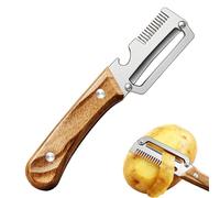 Éplucheur de légumes - Éplucheur à main antidérapant avec ouvre-bouteille, éplucheur de légumes multifonctionnel - Pour pommes de terre, carottes, concombres, fruits, ananas, restaurant, camping