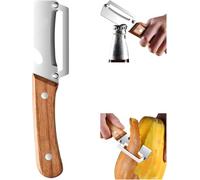 éPlucheur De LéGumes Multifonction Pour La Cuisine, Lames Ultra Tranchantes En Acier Inoxydable Avec DéCapsuleur Et PoignéEs Ergonomiques AntidéRapantes, Gadgets De Cuisine Pour La Maison (1Pcs)