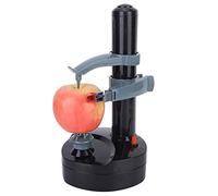 Éplucheur de pommes de terre électrique, éplucheur de fruits rotatif automatique, noir, 20,5 oz