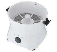 Éplucheur de pommes de terre électrique - Modèle AOT-P09 - Moteur en cuivre de 85W - Épluchage automatique - Lames en acier inoxydable - Rapide, 2 à 4 minutes - Design cylindrique - Blanc