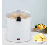Éplucheur électrique à pommes de terre - Éplucheuse à pommes de terre - Puissance 85 W - Automatique - Lame en acier - Blanc
