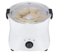 Éplucheur électrique de pommes de terre 85 W - Éplucheur automatique - Capacité de 0,8 kg - Temps d'épluchage : 2 à 4 min - Acier inoxydable et ABS - 23,6 × 28,3 cm - Blanc