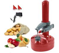 Eplucheur Electrique,Eplucheur de Pomme Electrique Epluche Legumes postuler à Légumes Automatique, pommes de terre rondes,pommes ro