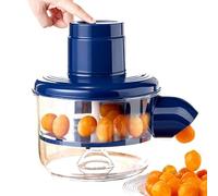 Éplucheur Électrique Rechargeable - Automatique pour Raisins et Ail | Machine à Éplucher les Fruits et Légumes (Carotte, Tomate, Cerise) - Lame Acier Inoxydable, Idéal pour Cuisine, Restaurant