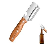 Éplucheur en acier inoxydable,Ergonomique antidérapant en acier inoxydable - Coupe- et décapsuleur | Convient pour carotte poire courgettes oignon printemps restaurant pique-nique