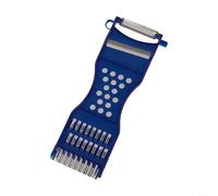 Éplucheur en Y multifonction en acier inoxydable 19,5 cm | 6 fonctions en un seul outil, épluche, râpe, idéal pour les salades et les accompagnements, acier inoxydable durable