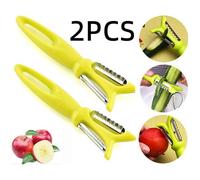 Éplucheur,Éplucheur de légumes Double Face Rotatif,Économe Fruits,Râpe à Carottes Multifonctionnel,pour Concombres,Pommes De Terre